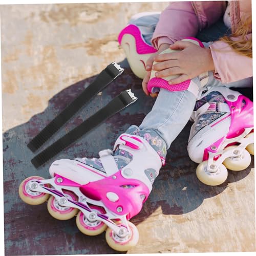 Outanaya 2 Conjuntos Fivela De Sapato De Patins Cintas De Patinação Cinta De Fixação De Skate Acessó