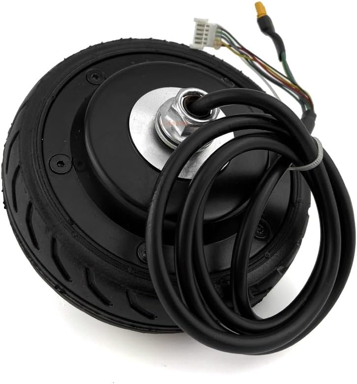 24V/36V 200W 5 Inch Scooter Motor Wheel With Solid Tire 5" Brushless DC Gearless Hub Motor With Hall Sensor (36V)