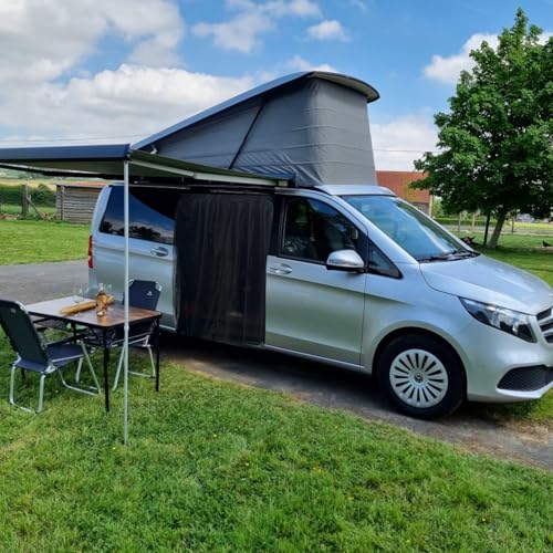 HSOKEW Magnetic Van Bug Screen, Sliding Door Van Screen Mesh Curtains Mosquito Net Universal RV Door Bug for Mercedes-Benz SprinterMid and High Roof, 71"(H) x 59"(W) by HSOKEW - Image 7
