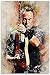 Diy 5d Diamant Peinture Par NuméRo Kit Bruce Springsteen image intellectuelle Broderie Diamant Broder Au Point Croix Arts 15.7"x19.7"(40x50cm) Sans Cadre