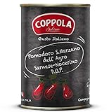 I Pomodori Coppola San Marzano dell'Agro Sarnese-Nocerino DOP sono pomodori coltivati e confezionati stagionalmente in Campania nella zona tra le province di Napoli, Salerno e Avellino, note per il suo terreno vulcanico fertile, la falda acquifera e il microclima mediterraneo ideale.