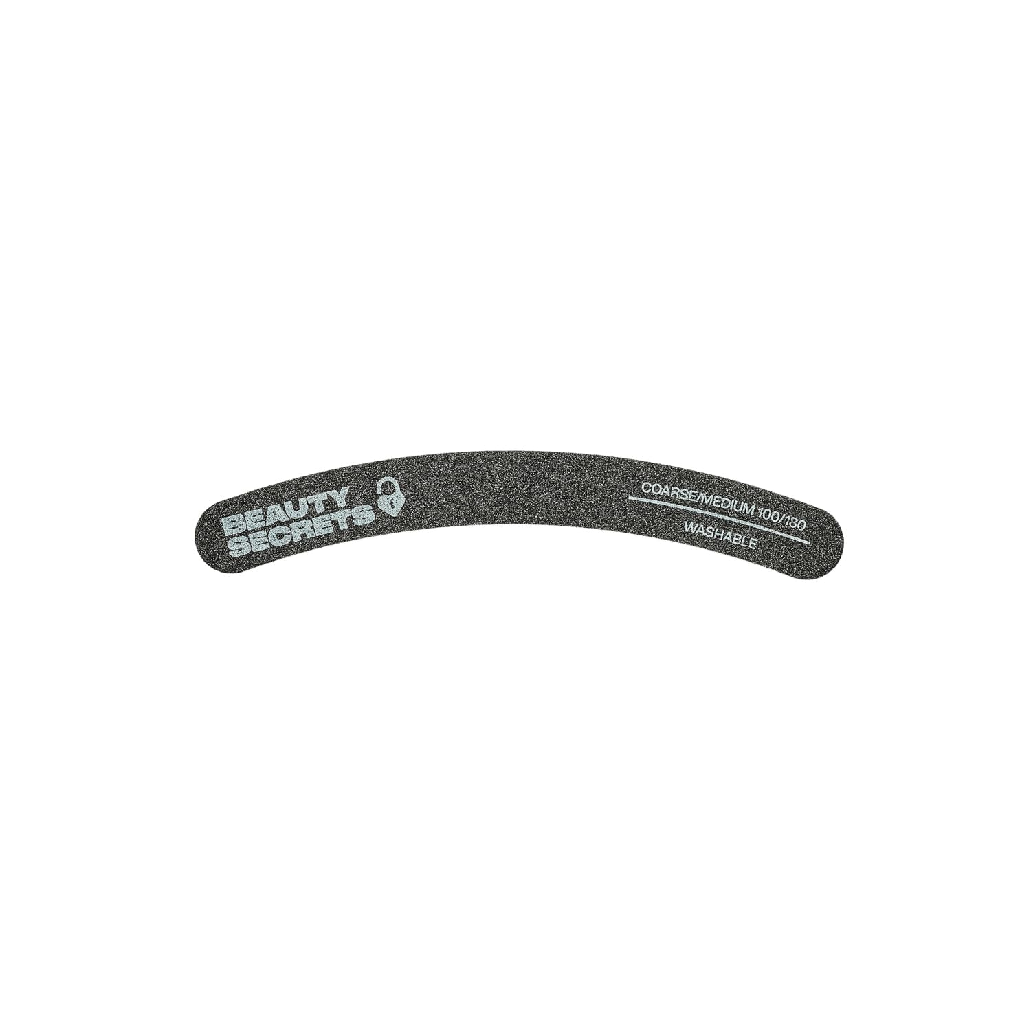 Beauty Secrets 100/180 Black Banana Nail File