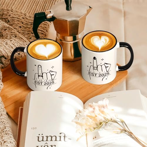 Mausticweddinggiftsforcouples2025hisandhersbrideandgroomgiftsengagementgiftsforcouplesmrandmrsgiftsbridalshowergiftsengagementringfingercoffeemugssetof211oz Urban Country Home Decor Maustic wedding gifts for couples 2025 his and hers bride and groom gifts engagement gifts for couples mr and mrs gifts bridal shower gifts engagement ring finger coffee mugs set of 2 11 oz urban country home decor