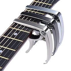 Ogquaton Capodastre à changement rapide en métal pour guitare acoustique, folk et électrique Créatif et utile - Les Beatles, Paul McCartney, John Lennon, RIngo Starr, George Harrison Ogquaton Capodastre à changement rapide en métal pour guitare acoustique, folk et électrique Créatif et utile – Image 4
