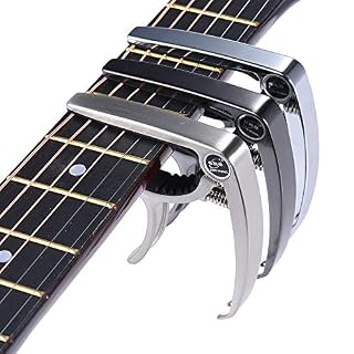 U/K Capo de guitare à changement rapide en métal pour guitare acoustique, folk et électrique - Les Beatles, Paul McCartney, John Lennon, RIngo Starr, George Harrison U/K Capo de guitare à changement rapide en métal pour guitare acoustique, folk et électrique – Image 2