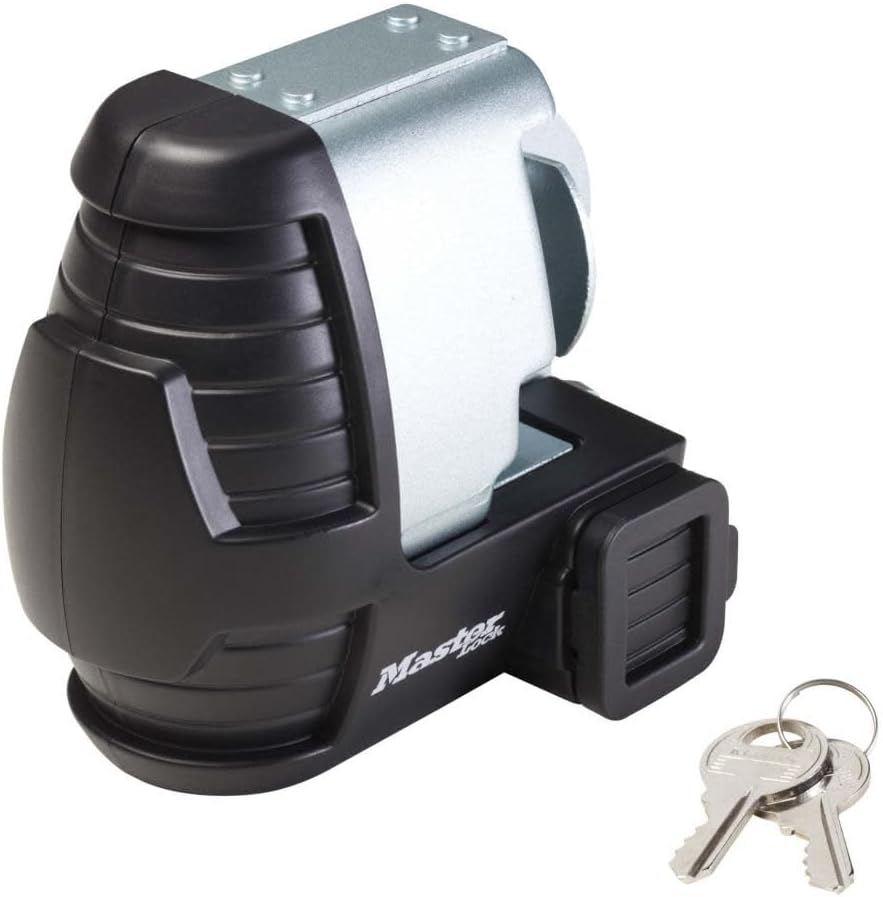 Master Lock Trailer Lock, Universal Trailer Coupler Lock, 379DAT, Silver, Standard