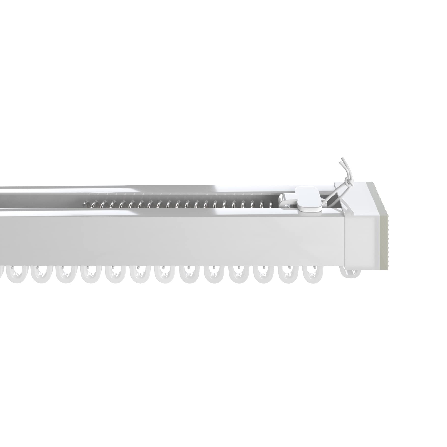 Extendable Metal Curtain Track (160cm - 210cm)