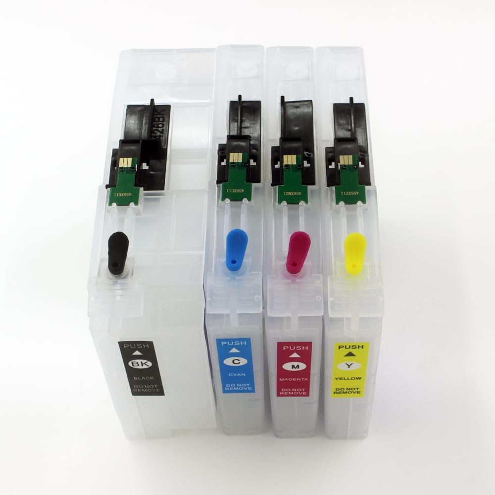 UPink LC404 Empty Refillable Ink Cartridge Compatible for Brother MFC-J1205W MFC-J1215W J1205W J1215W Printer