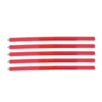 Cyalume Chemlight Light Stick with 1 End Ring, Military Grade, 12 Hours Duration, 15 Inches, 5 Pack
