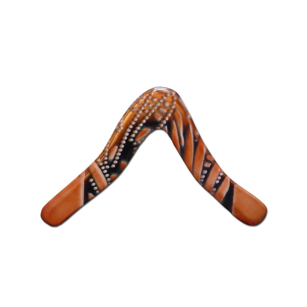 Kendall Davis Emu Wood Boomerang - Boomerang Man - View #5