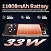 OUKITEL WP55 Pro 5G Rugged Smartphone Unlocked Android 15, 48GB+512GB/TF 2TB CellPhones, 11000mAh(33W) Battery, 6.6