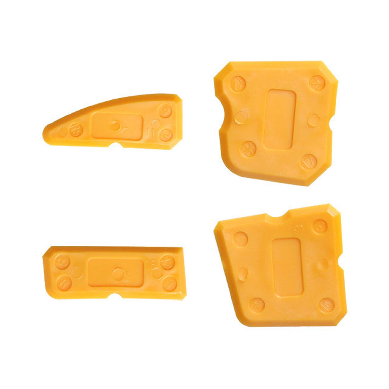 Tsophreniq Yellow Color Multi Functional Grout Scraper Removal Kits For Restoration Projects Ergonomic Angled Construction Caulking Tool For Home Improvement