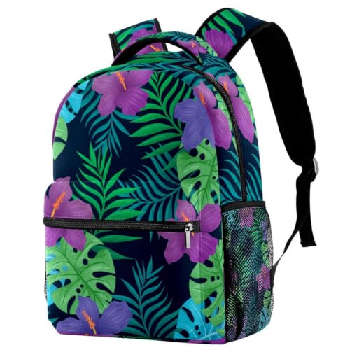 Mochila casual de flores para la universidad y escapadas urbanas de fin de semana