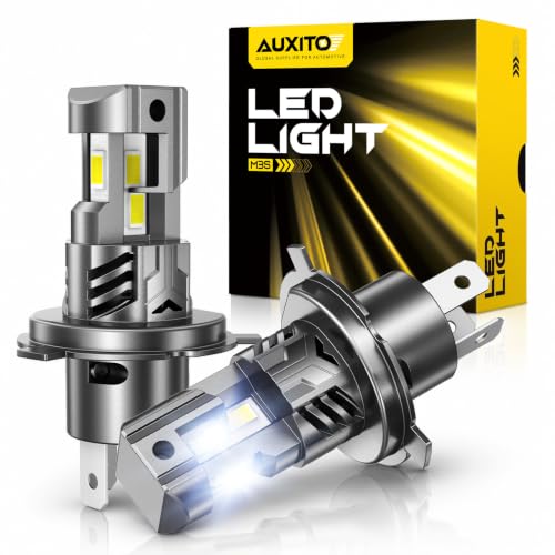 Image of AUXITO H4 LED Bulbs Combo 6500K White 98,000LM Mini Size HB2 /9003,2PCS