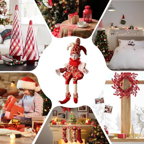 Figurines de Noël cartoon de 45 cm pour décoration de table - 5