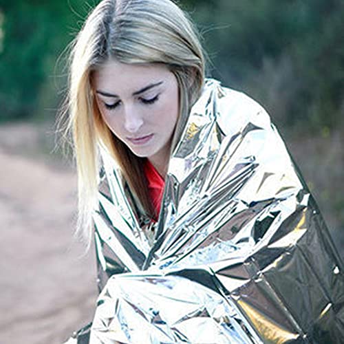 Emergency Mylar Thermal Blankets, Designed for Outdoors, Survival Reflective Thermal First Aid Foil Blanket - Image 6