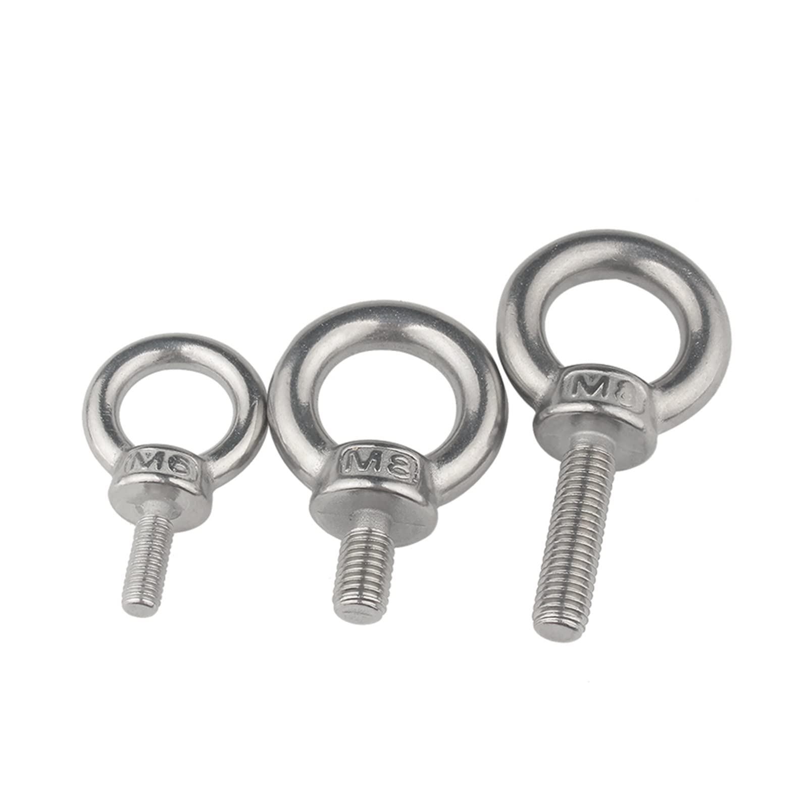 Bulloni A Occhiello M12 Zincati - 2 Pezzi Per Sollevamento Carichi Fino A 340kg, DIN 580 - Foto 13