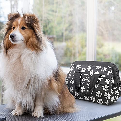 Wahl Fellpflege Reisetasche, weiß Paw Print Muster