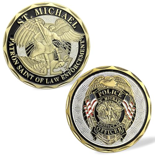 Pièce de monnaie St Michel police pour souder les liens de brigade