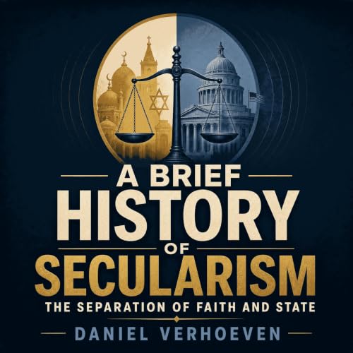 Diseño de la portada del título A Brief History of Secularism: The Separation of Faith and State