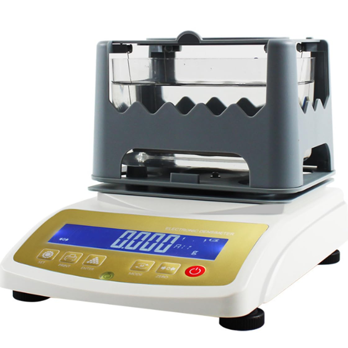 Chuozi 600K Digital Gold Purity Analyzer Meter - Precious Metal Density Tester With 1200G Maximum Weight And 0.001G/Cm³ Resolution