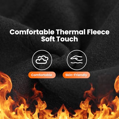 Meitward Ski Mask Balaclava Face Mask for Men & Women, Winter Mask Windproof Face Cover - Skiing, Snowboarding, Motorcycle - Black