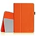 Fintie Apple iPad Air Folio Case - Slim Fit PU Leather Smart Stand Protective Cover with Auto Sleep / Wake Feature for iPad Air 2013 Model, Orange