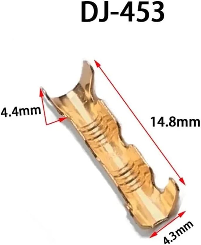 453 /453C U-Shaped Terminal tab Cold Inserts Terminal Wire Connector terminales electricos Small Teeth Terminal 0.3-4.0mm²(200A,453 50PCS)