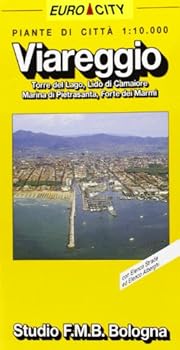Paperback Viareggio, pianta della citta` (Italian Edition) [Italian] Book