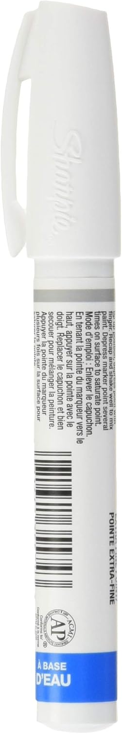 Sharpie White Paint Extra Fine Pack of 3 Water Based
