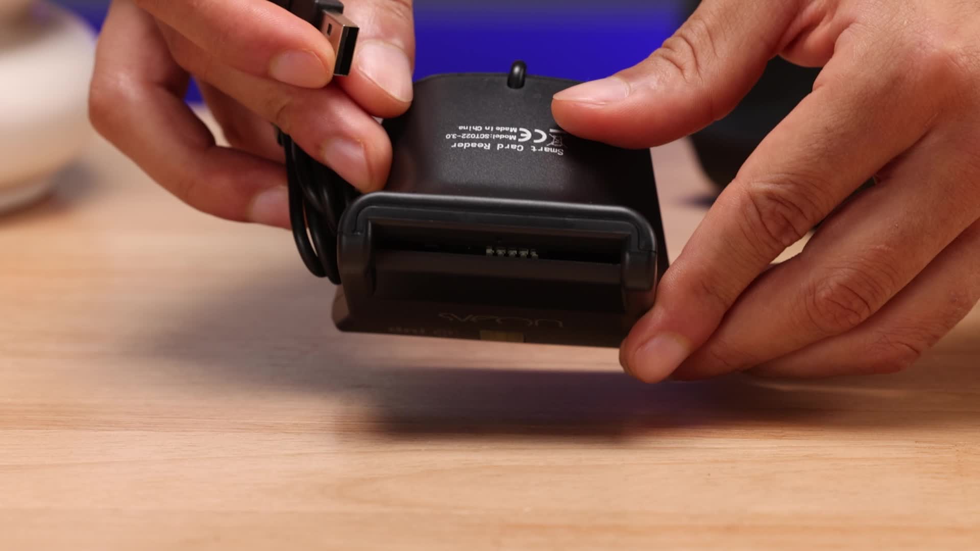 TECHLY - Lettore Contactless Card Reader Rfid E Nfc Per Carta Didentità