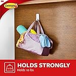 Command Heavy Duty Utility Wall Hooks, 2 Hooks with 6 Command Strips, 10lb X-Large Utility Hook - Image 4