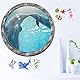 3Pcs 3D Fenster Wandaufkleber, Bullauge Unterwasserwelt Wandaufkleber, Bullauge Aufkleber, Wohnzimmer Schlafzimmer Kinderzimmer Deko