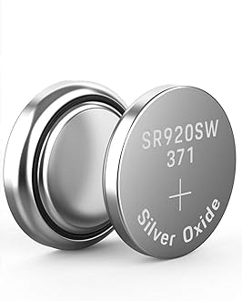 SR920SW Watch Battery Button Cell 371 LR920 AG6 - Pack of 2 Batteries Suitable Analog Wrist Watches Silver Oxide Button Cell