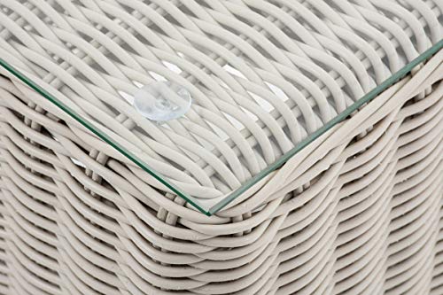 CLP Tavolino VILATO, in polyrattan 5 mm con piano