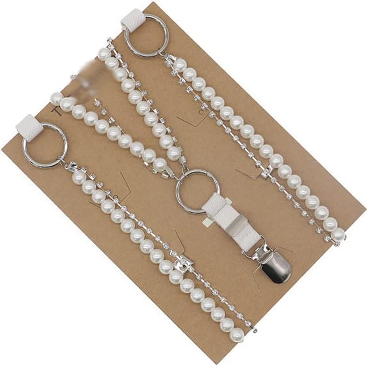 Pearl Belt Sweet White Clothes Suspender Connection Accessories Gift