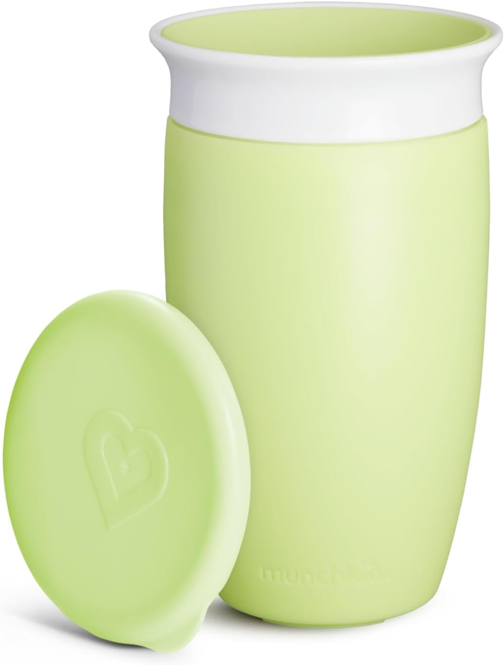 Munchkin 360° Sippy cup, Spill proof and leak proof cup for toddler/kids boys and girls, comes with lid, 10oz Capacity,12 Months and above, Green