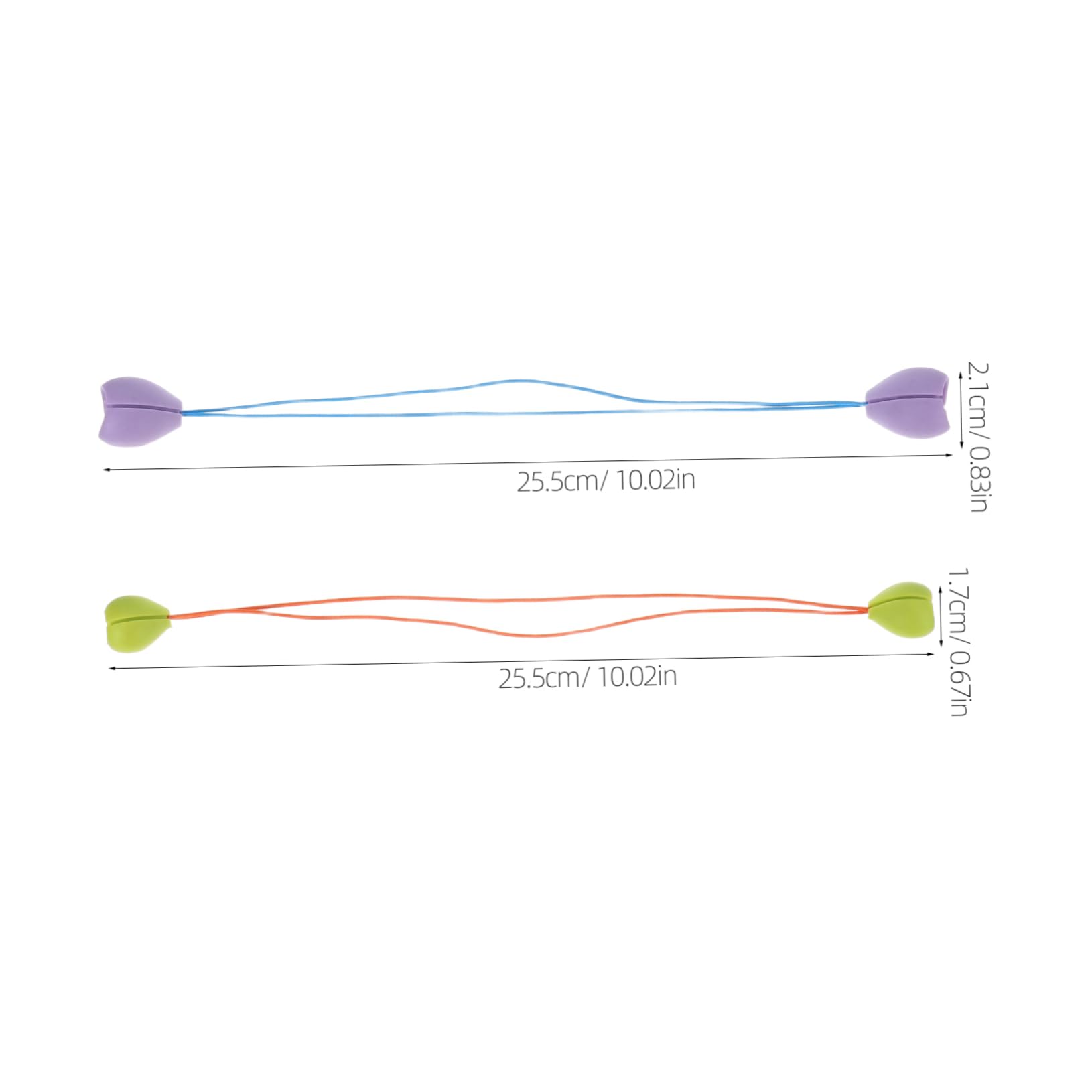 Homoyoyo Knitting Needles Tips Caps 2 Pair Silicone Flower Needles Point Protectors Knitting Accessories Protecting Tools for