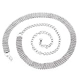 Ajustable de cintura 5 fila para una talla para todos / Longitud total de 44 cinturón "/ 112 cm / Ancho de la correa - 35mm