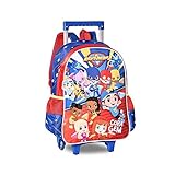 Mochila de Carrinho Infantil, Os Aventureiros, Unissex, Azul/Vermelho, M