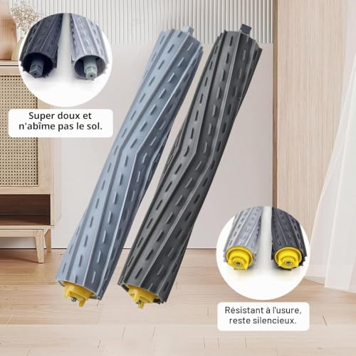 Brosses Compatibles avec iRobot Roomba 805 850 860 861 866 870 871 880 890 960 980 985 891 960 961 964 980 981 800 900 Série Aspirateur à Vide 2 Paquets – vue 3