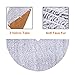 Juegoal 48 Inch Luxury Christmas Tree Skirt Faux Fur Soft Christmas Tree Mat for Xmas Party Decoration, White