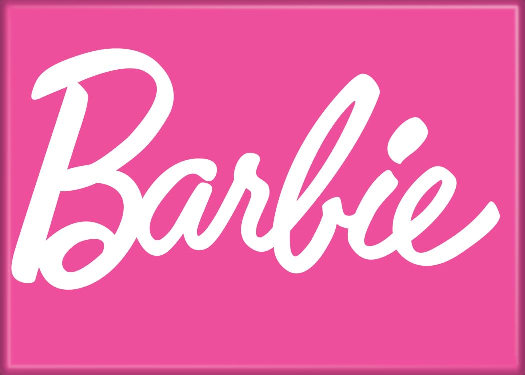 Ata-Boy Boys Barbie Ata Logo 2.5" X 3.5" Magnet For Lockers And Refrigerators