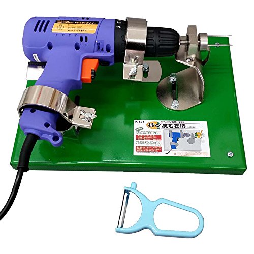 Amazon | 柿の皮むき機 かんたん電動 家庭用 K-501 長TN 直送 | 長谷川