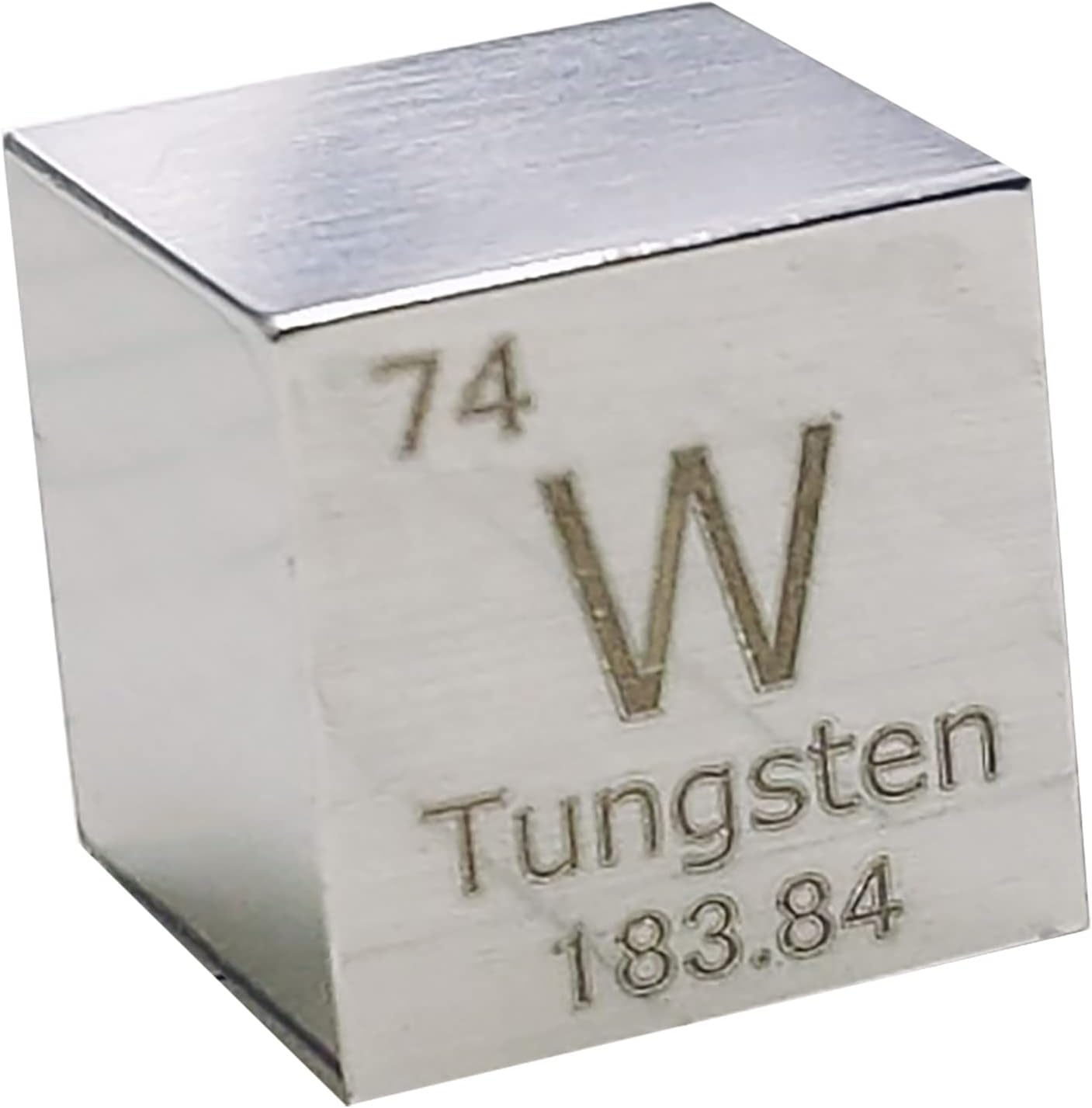 25.4Mm Metal Tungsten Cubes,High Density Element Cube for Element Collections Lab Experiment Material Hobbies/Polished