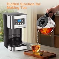 Taylor Swoden Kaffeemaschine mit Timer, Tropf-Stopp, 1.5L, 950W, Schwarz – Ansicht 7