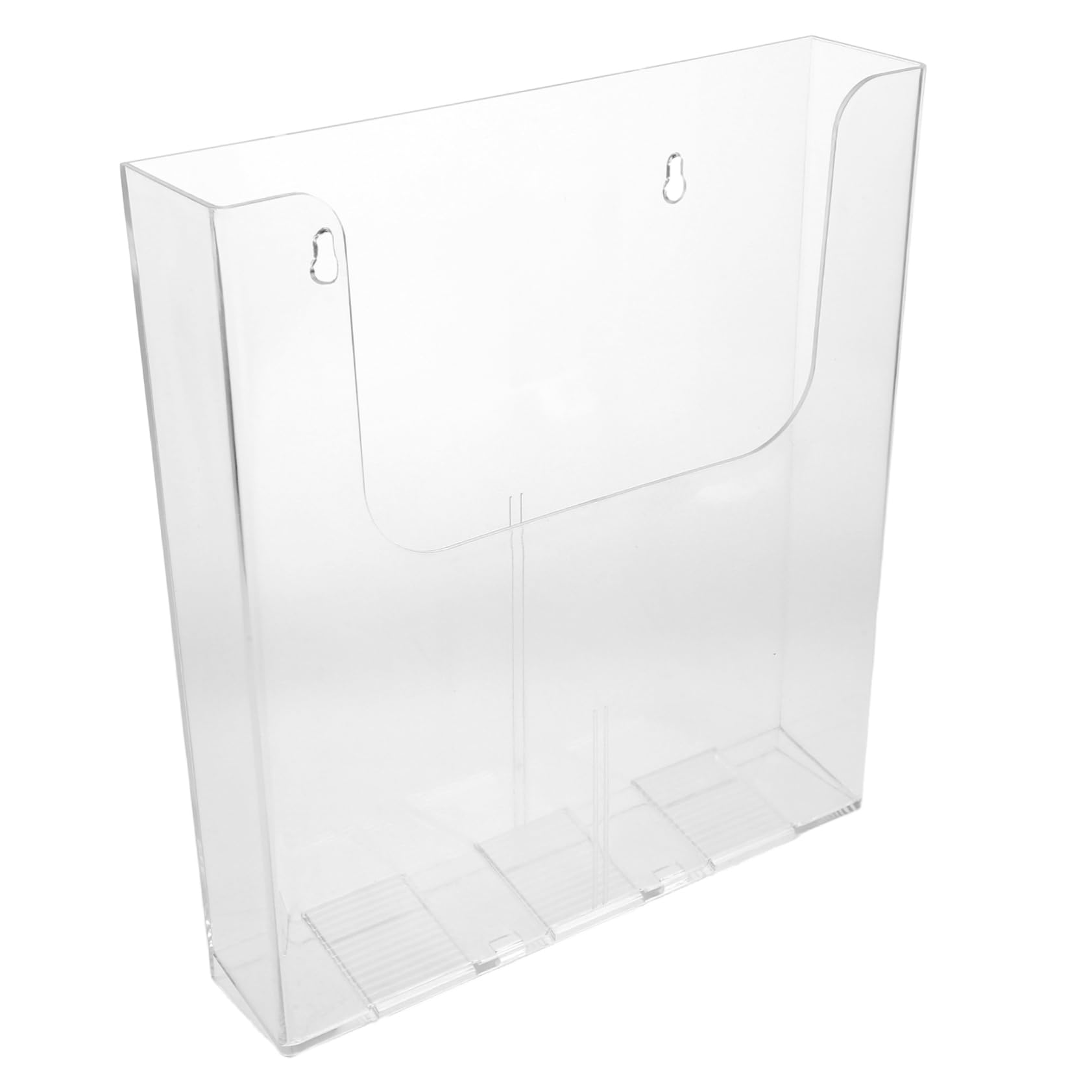 DOITOOL Hanging File Organizer Wall-mounted Document Rack Magazine Display Rack Acrylic Space-saving