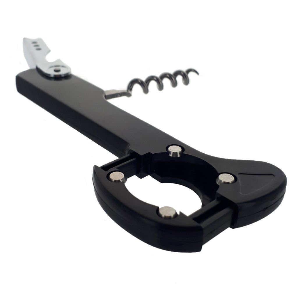 BarBits Pirouette Corkscrew with Foil Cutter - Professional Wine Bottle Opener, Champagne Waiters Tool