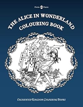 Paperback The Alice in Wonderland Colouring Book