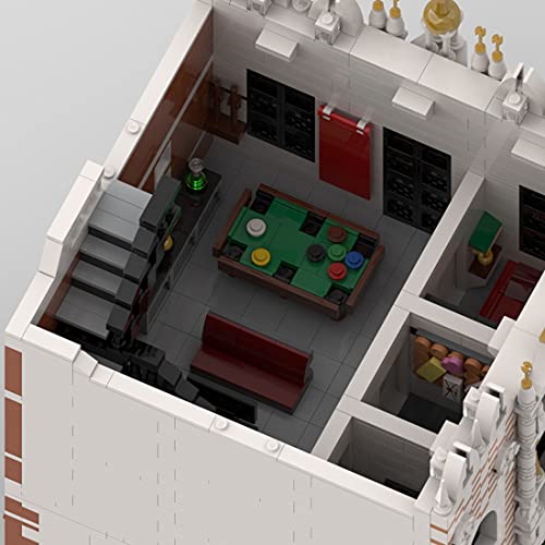ITop Haus Bausteine Bausatz, MOC-59639 Architektur Modell, 4993 Teile Klemmbausteine Kompatibel mit Lego – Bild 7